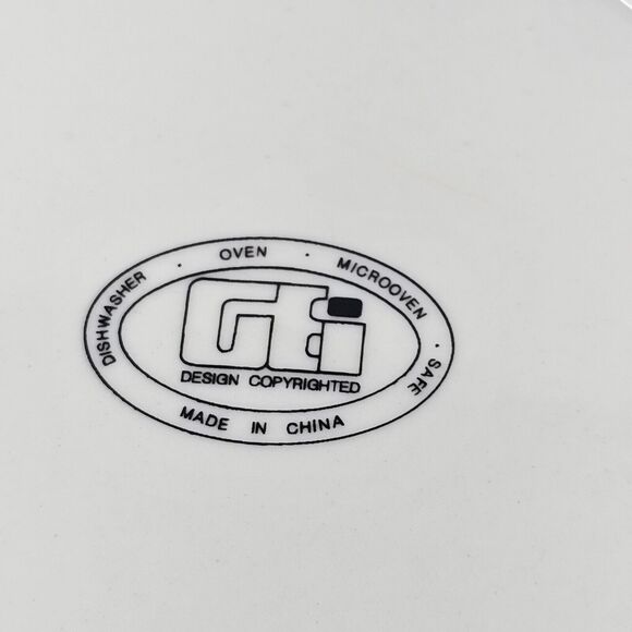 Santa Claus Serving Bow Christmas l 9.25" GEI Design Vegetable Side Holiday Vtg - Picture 4 of 6